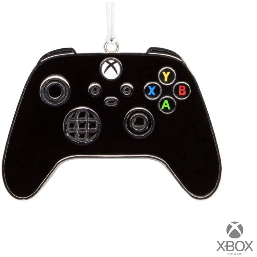 Hallmark “XBOX Black Video Game Controller” Metal Christmas Ornament (NWT)